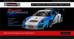 Desktop Screenshot of precisionperformance.co.za